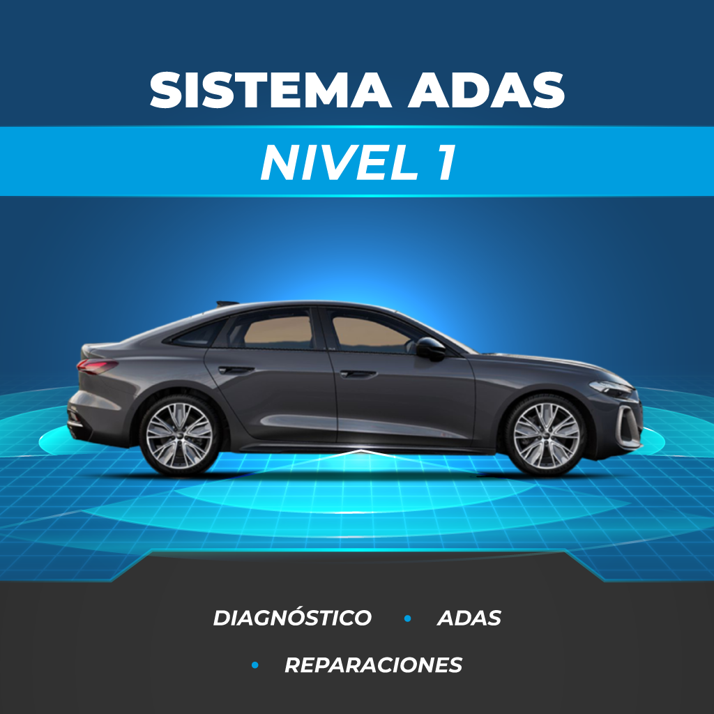 Sistemas ADAS, diagnóstico e reparação, nível 1