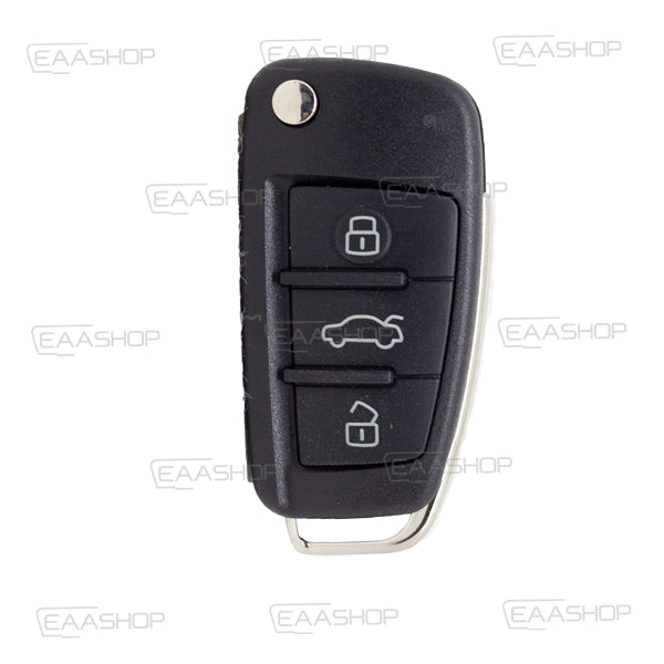 Au08Rc - Telecommande Pliable 3 Boutons Audi