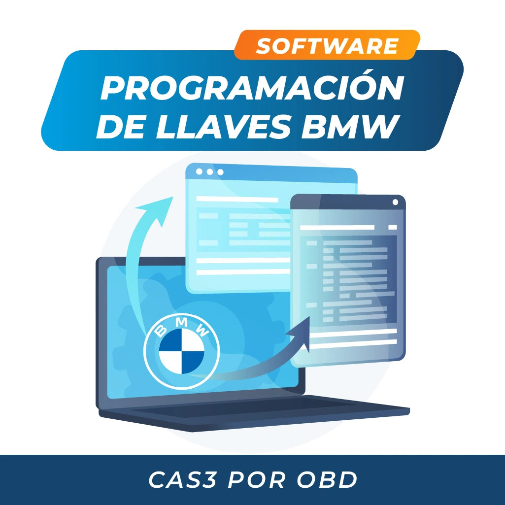 Software de Programación de Llaves BMW CAS3 por OBD