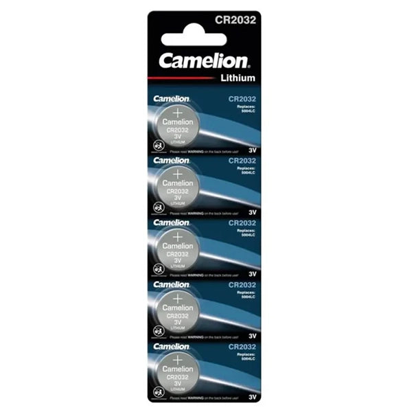 Pack 5 Piles De Bouton De Lithium Cr2032