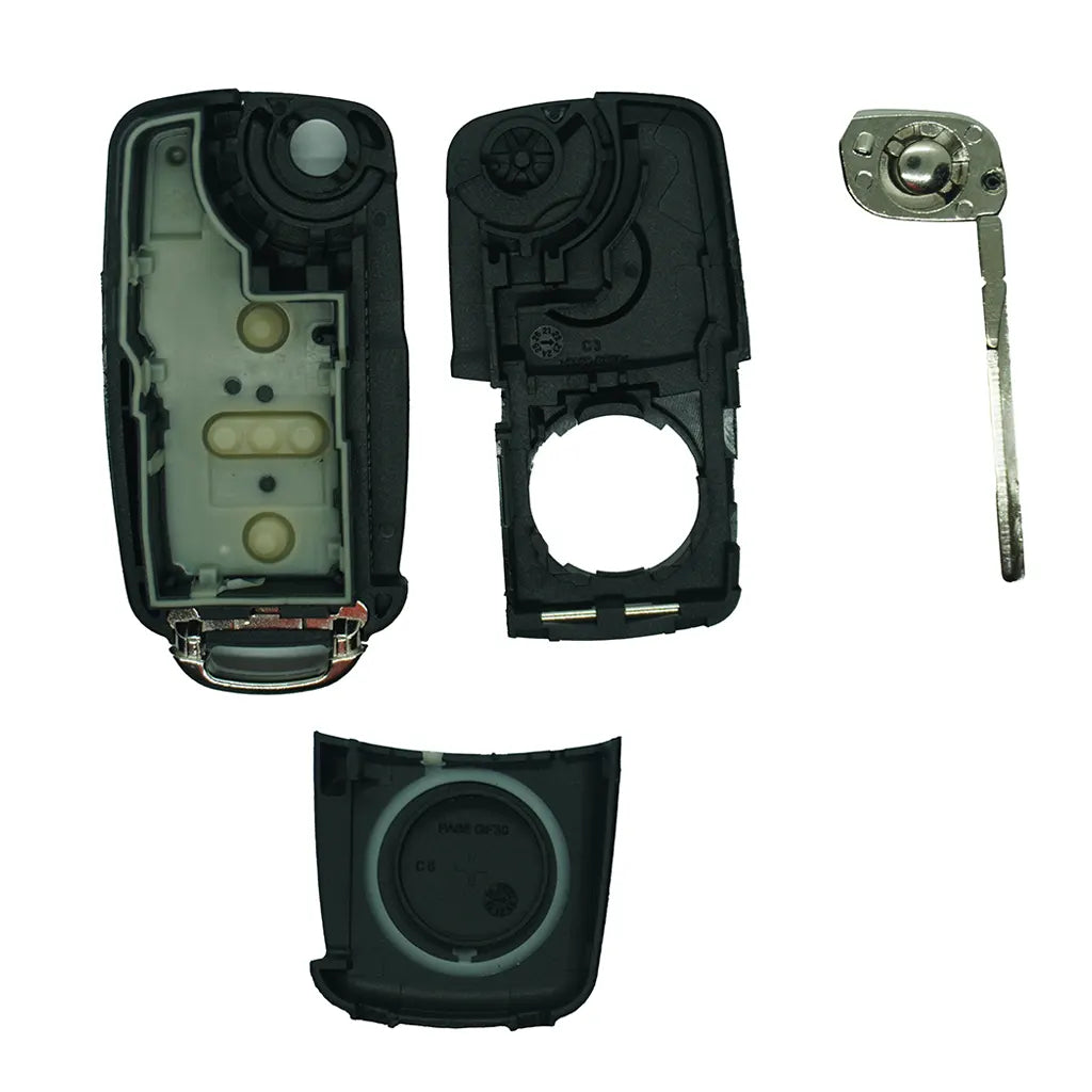 Coque De Télécommande Vw Carré 3 Boutons