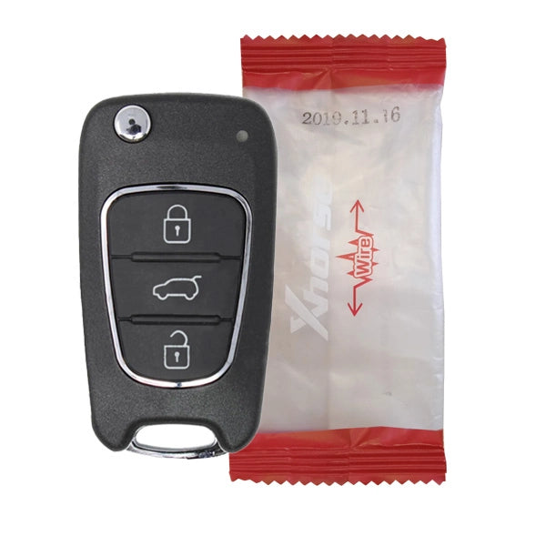 Telecomando pieghevole Xhorse Hyundai Type senza bobina - Xkhy02