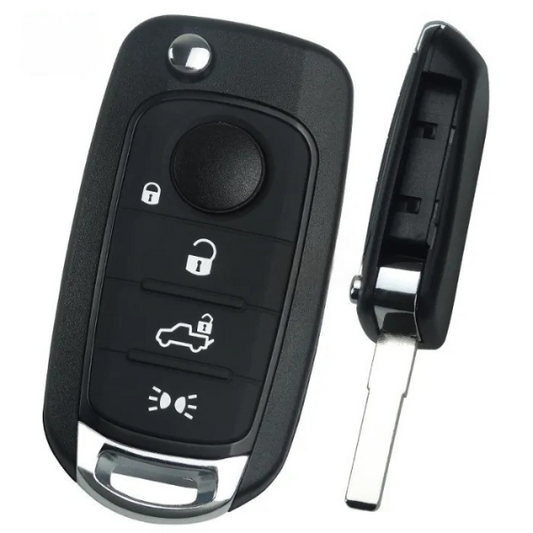 Caixa de controle remoto dobrável Fiat de 4 botões - Perfil Sip22