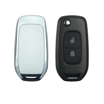 Renault Folding Remote Control Shell 2 Buttons - Va2 Profile