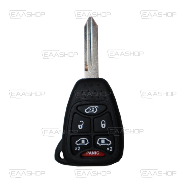 Caixa de Controle Remoto Fixas 5+1 Botões Chrysler Jeep - Perfil Cy24