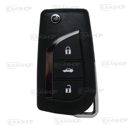 Pe02Rc - Télécommande Pliable 3 Boutons Peugeot