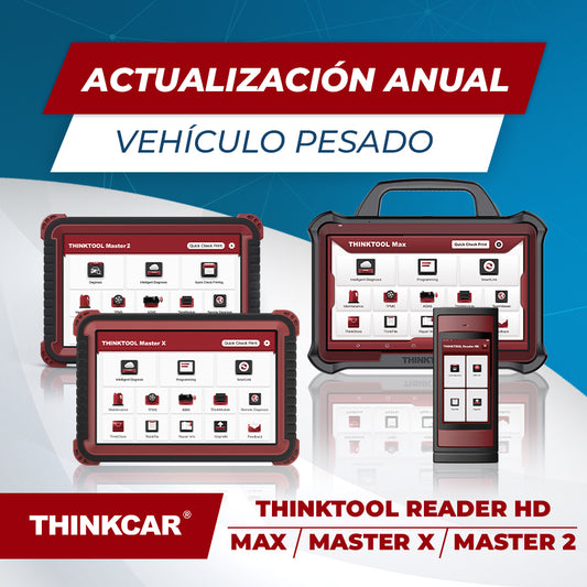 Thinktool Reader Hd / Max / Master X / Master 2 Aggiornamento annuale veicoli pesanti
