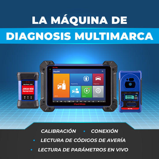 A máquina de diagnóstico multimarca