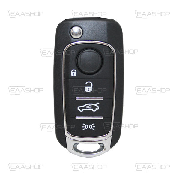 Caixa de controle remoto dobrável Fiat 4 botões - perfil Sip22