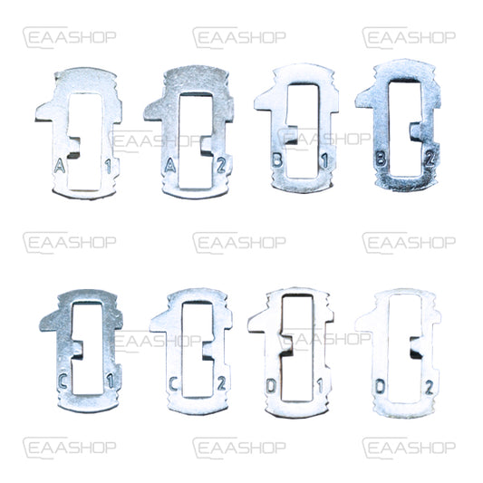 Kit Anche Fiat (A1,B1,C1,D1 - A2,B2,C2,D2) 20 Piezas Perfil Sip22