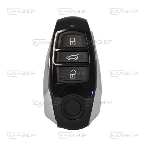 Carcasa De Mando Keyless 3 Botones Volkswagen - Perfil HU66 Cromada