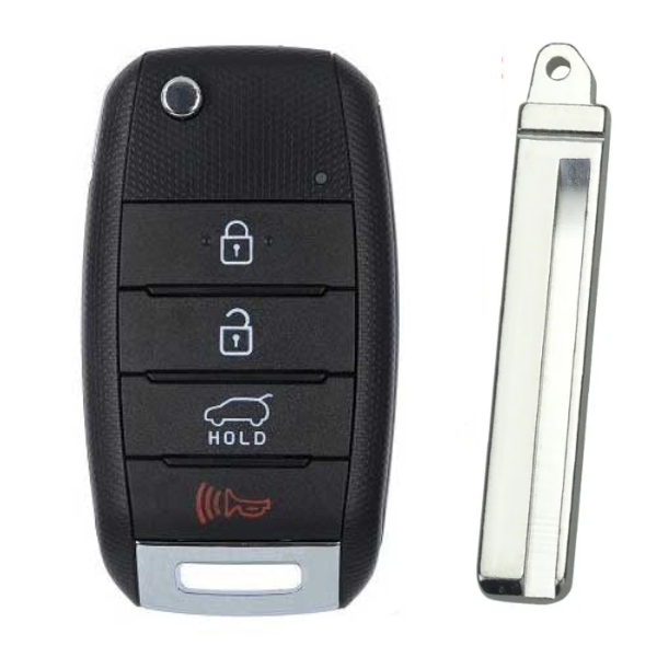 Caixa de controle remoto dobrável de 4 botões para Kia/Hyundai - Perfil Hyn20