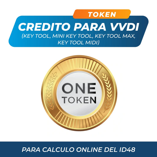 Token, crédito Vvdi (Key Tool, Mini Key Tool, Key Tool Max) para cálculo em linha de ID48