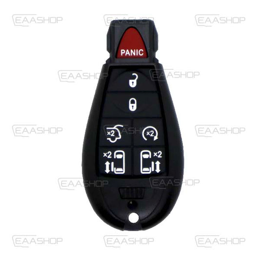 Carcasa De Mando Keyless 6+1 Botones Chrysler - Perfil Cy24