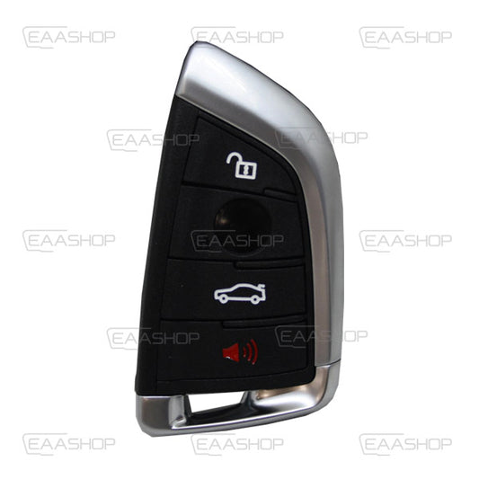 Carcasa De Mando Keyless 3+1 Botones Bmw - Perfil Hu100R Cas4
