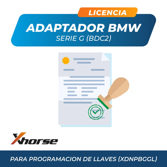 Licença do adaptador BMW Série G (BDC2) para programação de chaves (XDNPBGGL)