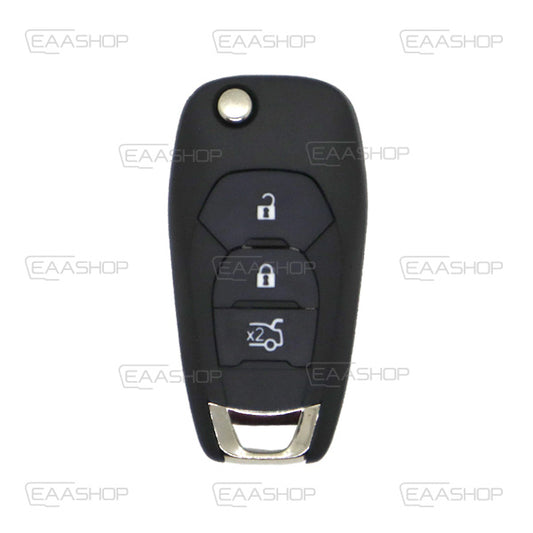 Caixa de controle remoto dobráveis ​​de 3 botões Chevrolet - Perfil Hu100