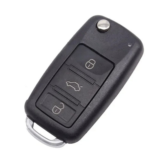 Guscio telecomando pieghevole a 3 pulsanti Volkswagen Touareg - Profilo Hu66