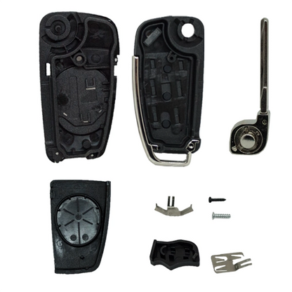 Carcasa De Mando Plegable 3 Botones Audi - Perfil Hu66