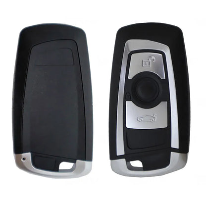 Bmw 3 Button Keyless Remote Control Shell - Hu100R Black Profile