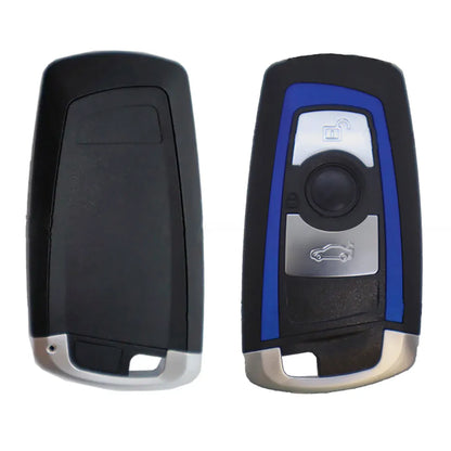 Coque Telecommande Keyless 3 Boutons Bmw (Bleu) (Lame Hu100R)