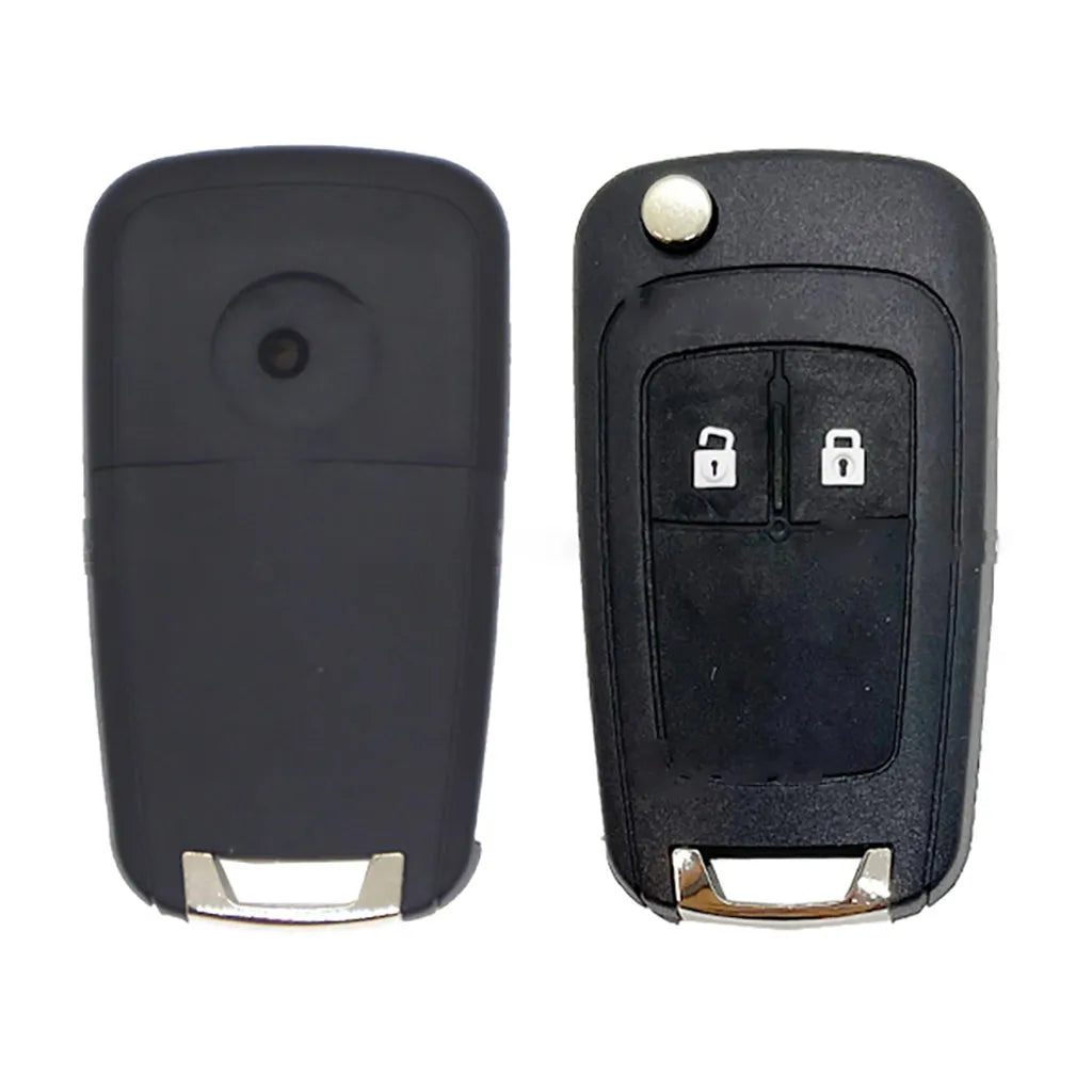 Carcasas De Mando Plegable 2 Botones Chevrolet - Perfil Hu100