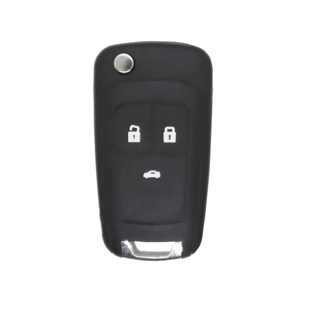 Caixa de controle remoto dobráveis ​​de 3 botões Chevrolet - Perfil Hu100
