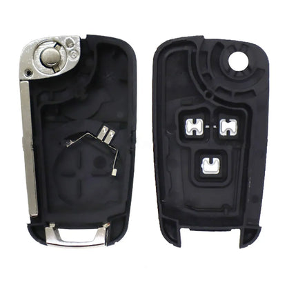 Caixa de controle remoto dobráveis ​​de 3 botões Chevrolet - Perfil Hu100