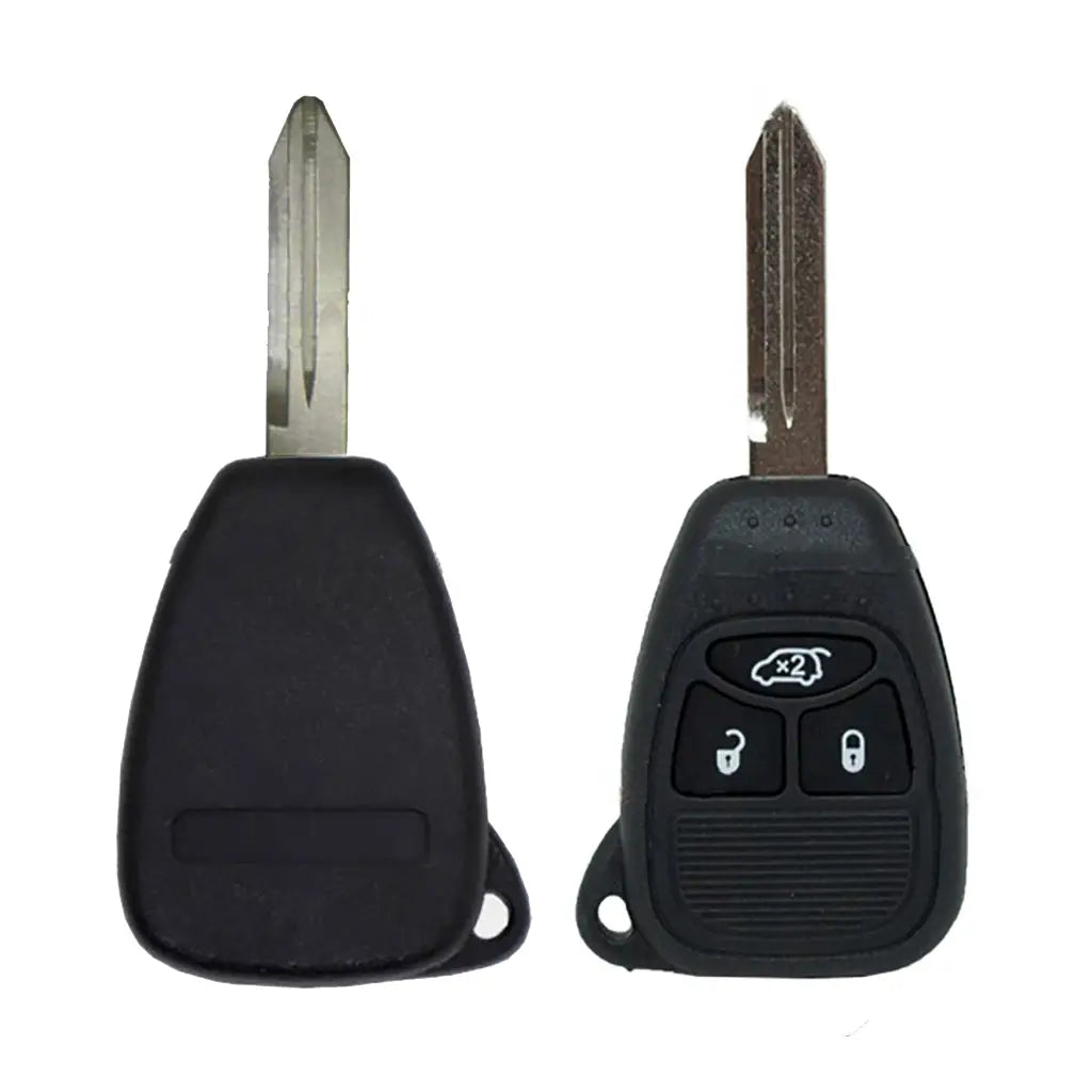 Chrysler 3 Button Fixed Remote Control Housing - Cy24 Profile