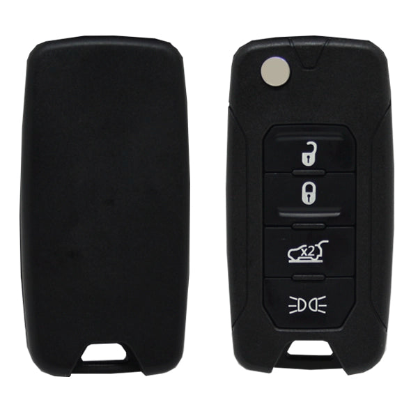 Carcasa De Mando Plegable 4 Botones Chrysler Jeep Fiat - Perfil Sip22