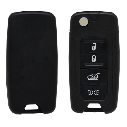 Carcasa De Mando Plegable 4 Botones Chrysler Jeep Fiat - Perfil Sip22