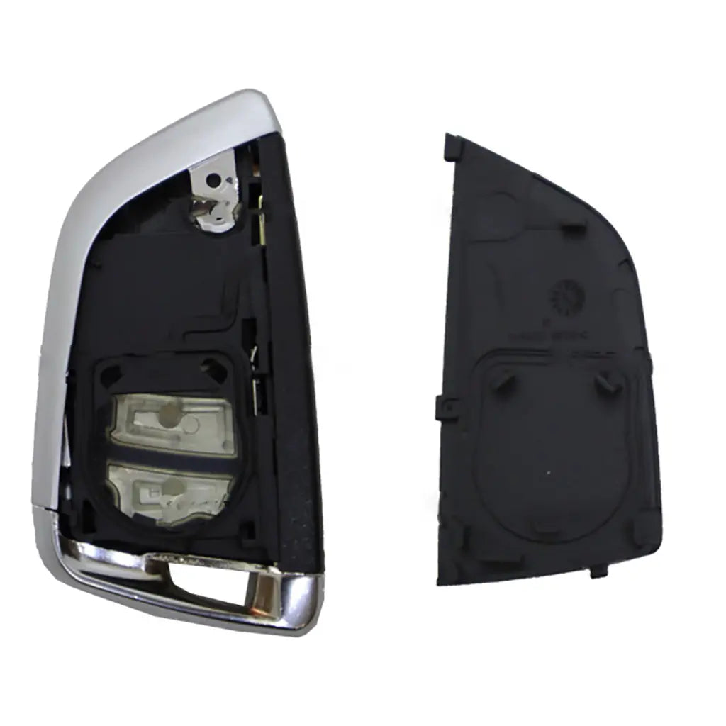 Carcasa De Mando Keyless 4 Botones Bmw - Perfil Hu100R Gris