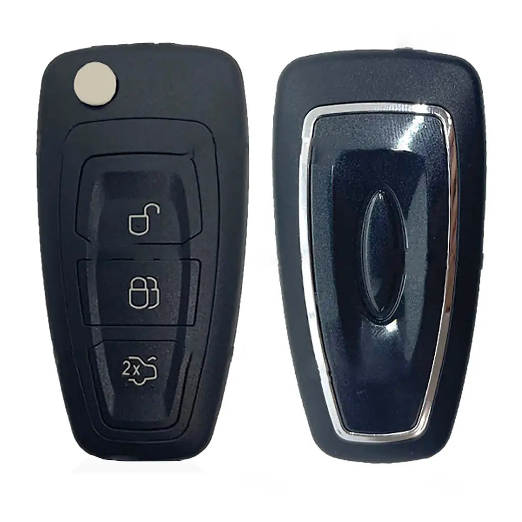 Ford 3 Button Folding Remote Control Shell - Profile Hu101