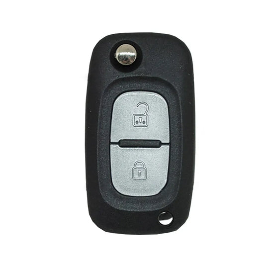 Renault 2 Button Folding Remote Control Shell - Va2 Profile