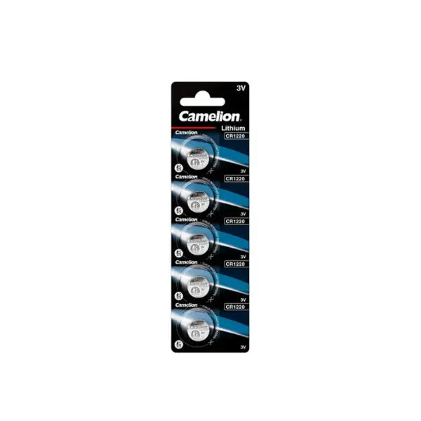 Pack 5 Cr1220 Lithium Button Batteries