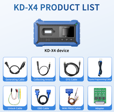 Keydiy KD-X4 - Equipo de Programación Y Generacion de mandos y Transponders
