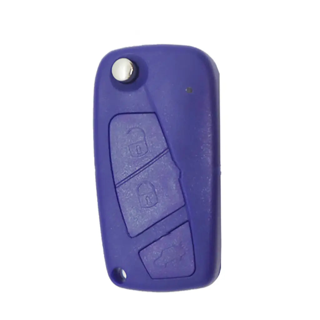Carcasa De Mando Plegable 3 Botones Fiat / Iveco / Peugeot - Perfil Sip22 Azul