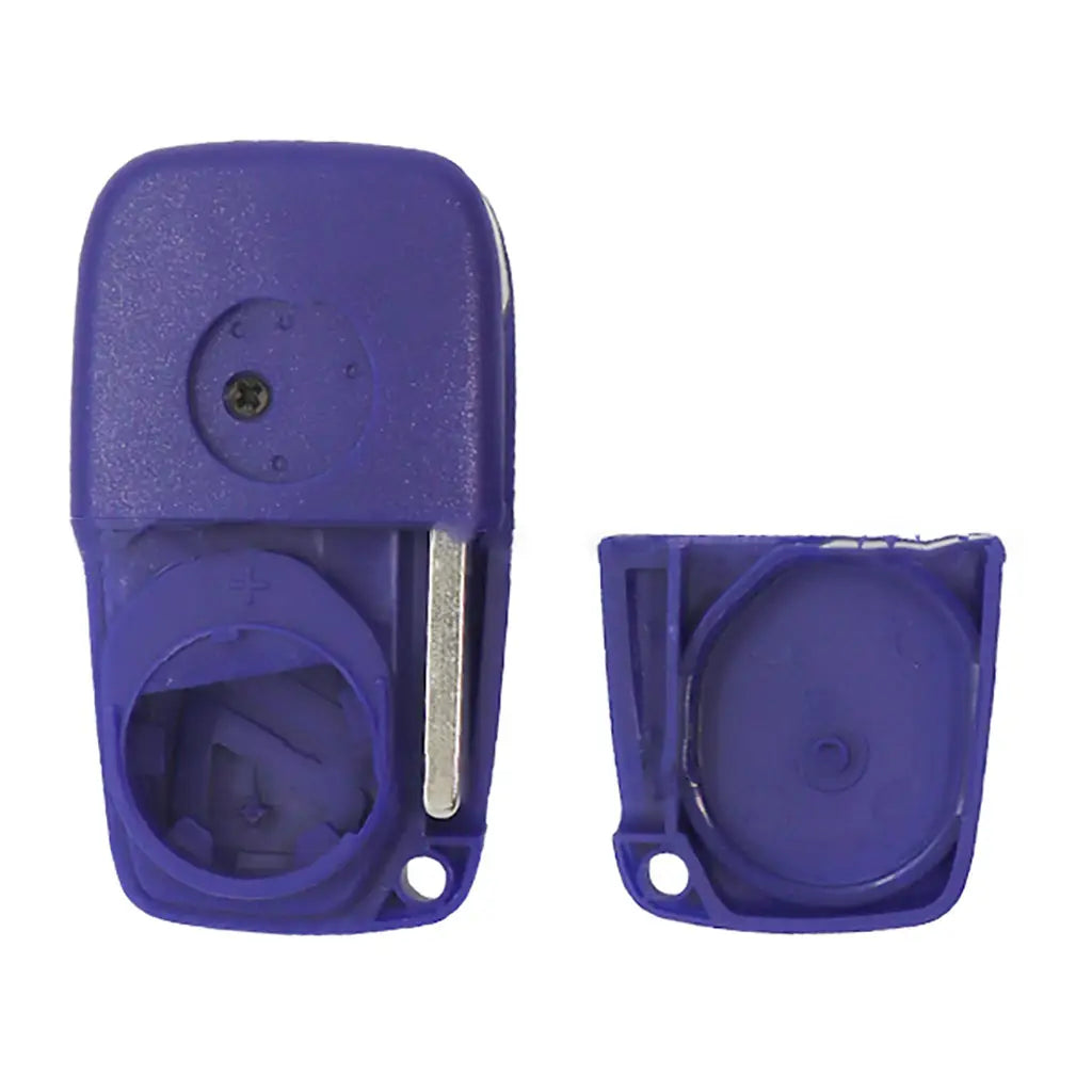 Carcasa De Mando Plegable 3 Botones Fiat / Iveco / Peugeot - Perfil Sip22 Azul