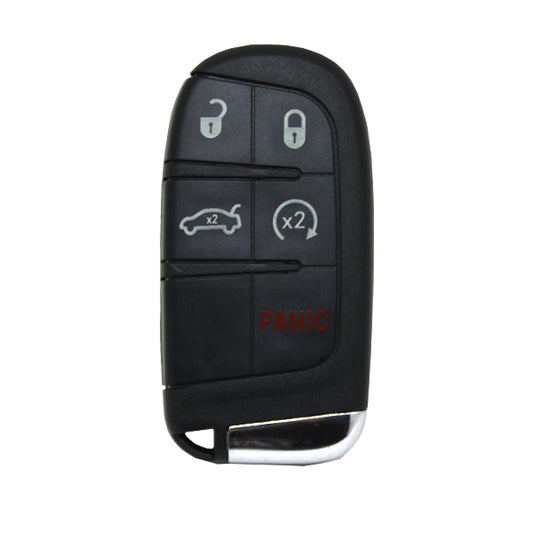 Carcasa De Mando Keyless 4+1 Botones Jeep - Chrysler - Fiat Perfil Sip22