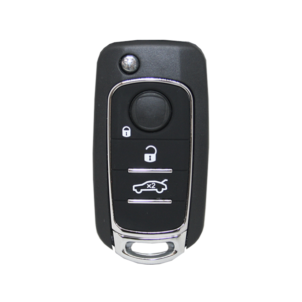 Folding Remote Control Shell 3 Buttons Fiat 500 - 500X - Tipo - Egea Profile Sip22