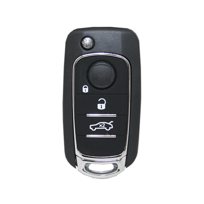 Folding Remote Control Shell 3 Buttons Fiat 500 - 500X - Tipo - Egea Profile Sip22