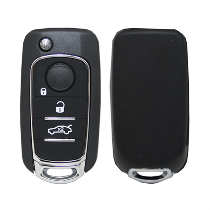 Folding Remote Control Shell 3 Buttons Fiat 500 - 500X - Tipo - Egea Profile Sip22