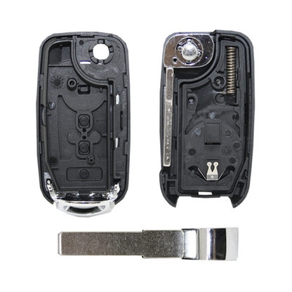 Folding Remote Control Shell 3 Buttons Fiat 500 - 500X - Tipo - Egea Profile Sip22