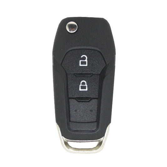 Carcasa De Mando Plegable 2 Botones Ford - Perfil Hu101