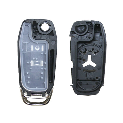 Carcasa De Mando Plegable 2 Botones Ford - Perfil Hu101