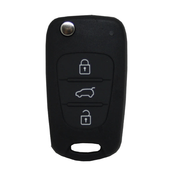 Carcasa De Mando Plegable 3 Botones Hyundai / Kia - Perfil Hyn14