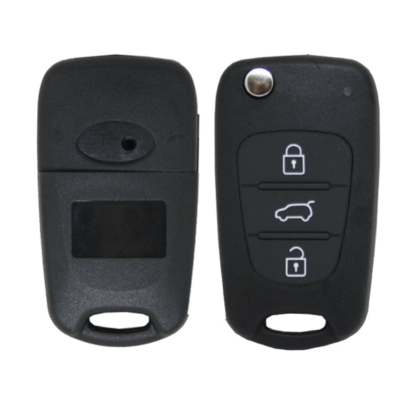 Carcasa De Mando Plegable 3 Botones Hyundai / Kia - Perfil Hyn14