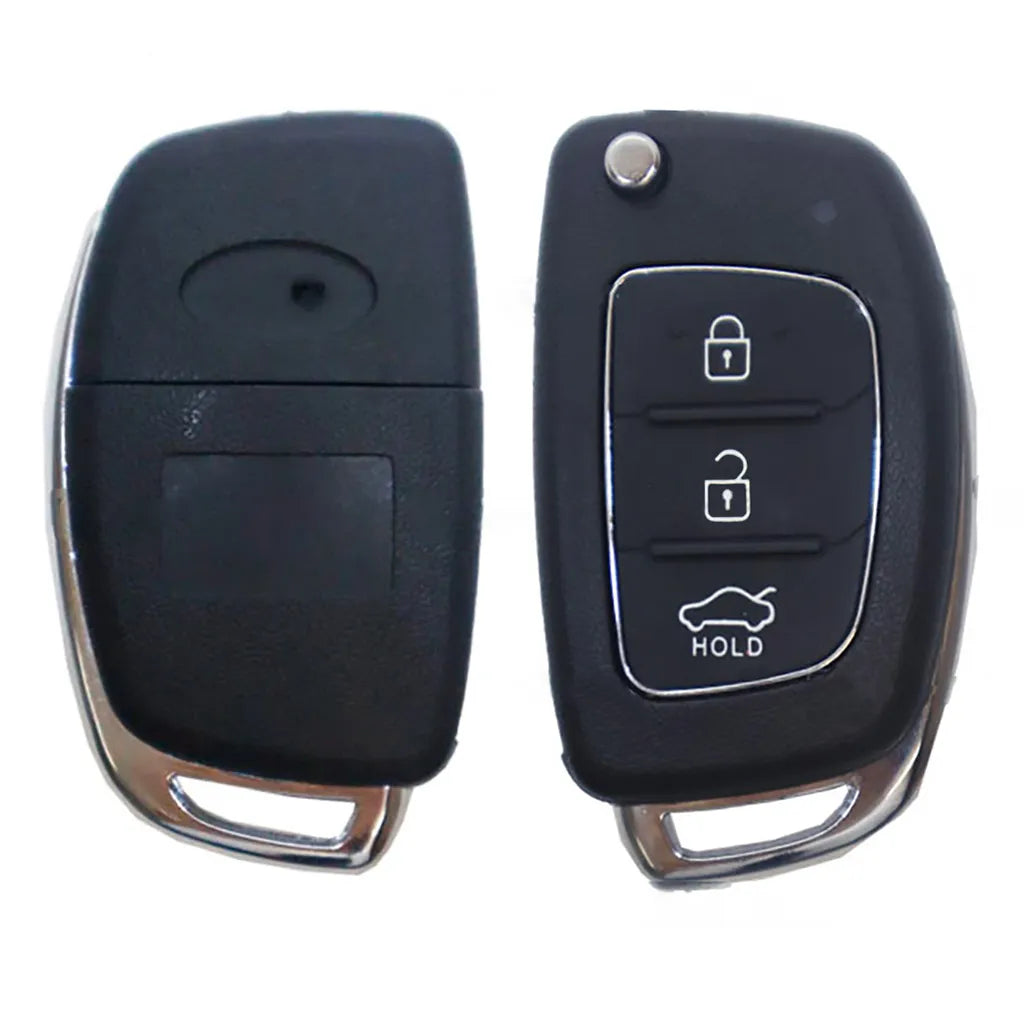Carcasa De Mando Plegable 3 Botones Hyundai / Kia - Perfil Hyn14R