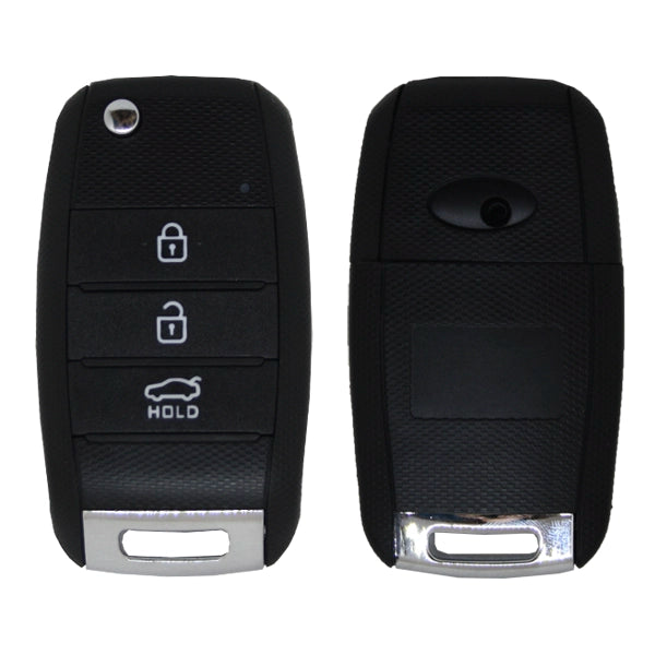 Carcasa De Mando Plegable 3 Botones Hyundai / Kia - Perfil Kia7