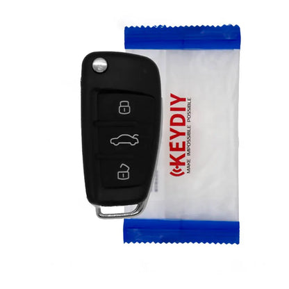 Keydiy Audi Folding Remote Control Without Coil - B02